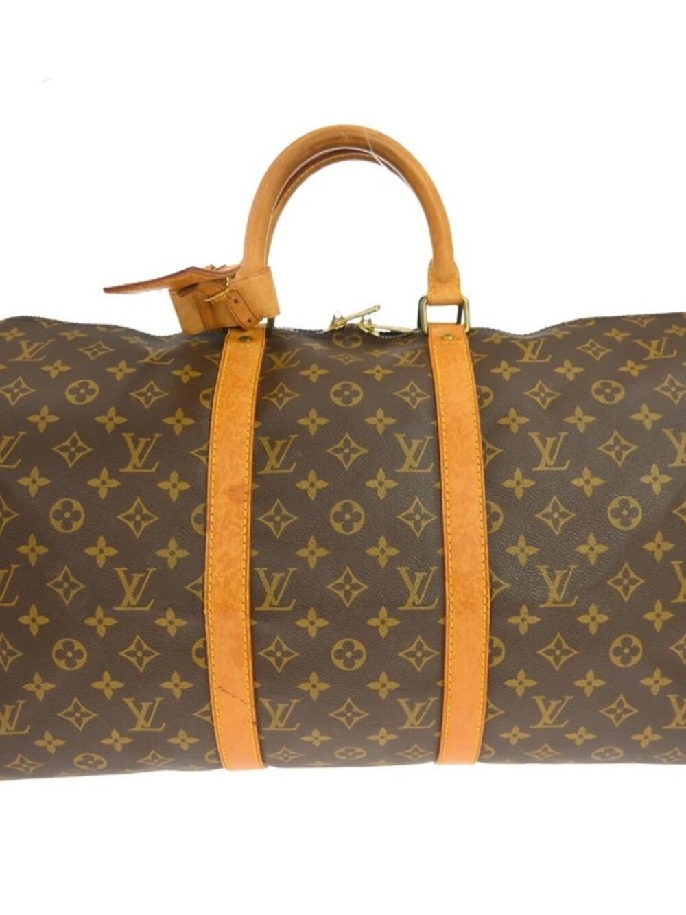 LOUIS VUITTON KEEPALL 50 TRAVEL HANDBAG MONOGRAM